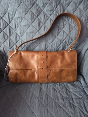 Brown Leather Shoulder Bag